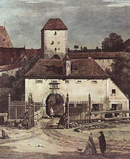 Bernardo Bellotto Ansicht von Pirna, Pirna von der Sudseite aus gesehen, mit Befestigungsanlagen und Obertor (Stadttor) sowie Festung Sonnenstein Sweden oil painting art
